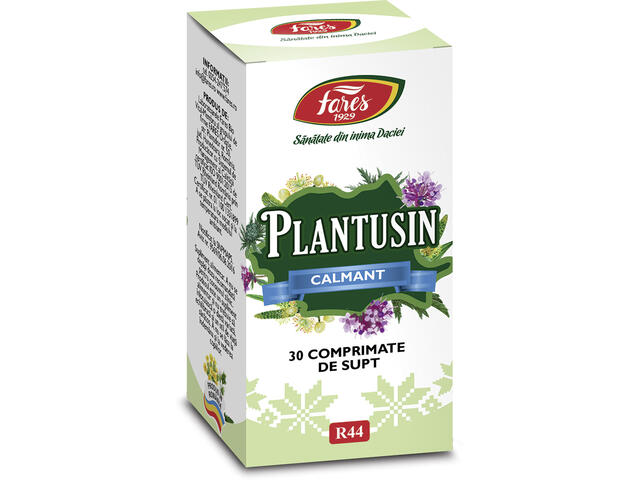 Plantusin Calmant 30 Comprimate Fares