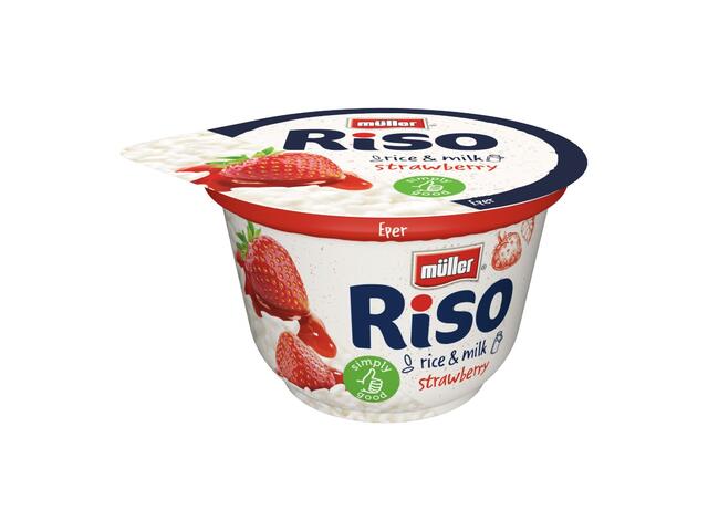 Riso Orez cu lapte si capsuni 200g Muller