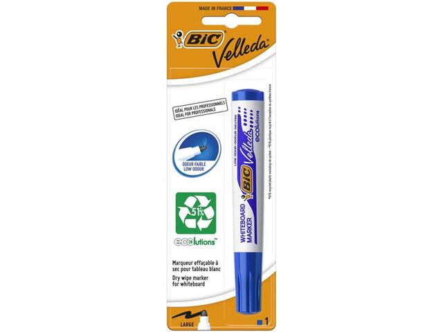 Marker Eco Velleda 1701 Albastru Bl/1