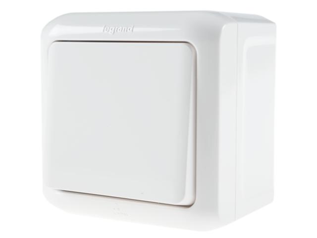 Intrerupator cruce Forix Legrand 782365, montaj aparent IP44 alb