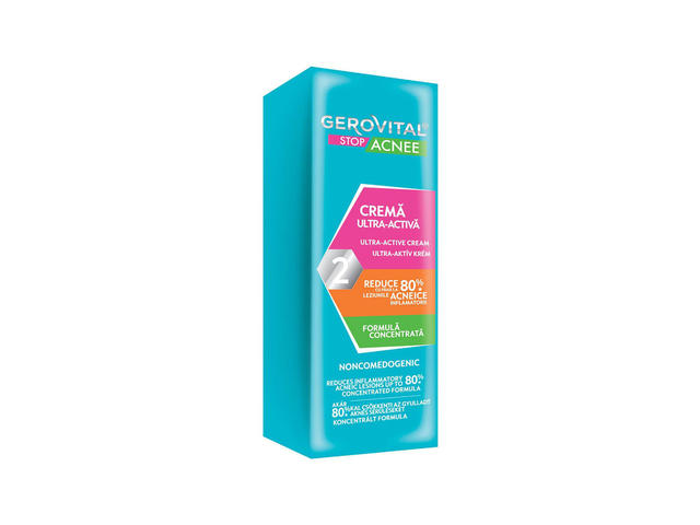 Crema ultra activa Gerovital stop acnee 15ml