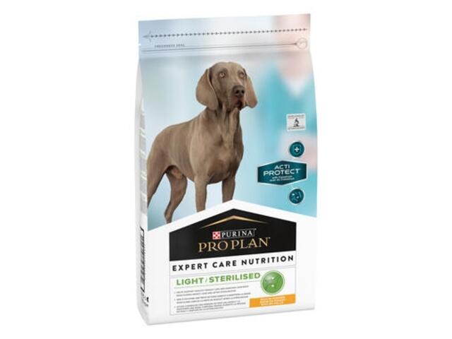 ProPlan Expert Dog Light/Sterilised, Pui 3kg