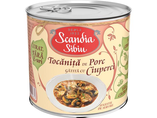 Scandia Sibiu Tocanita de porc gatita cu ciuperci 400g