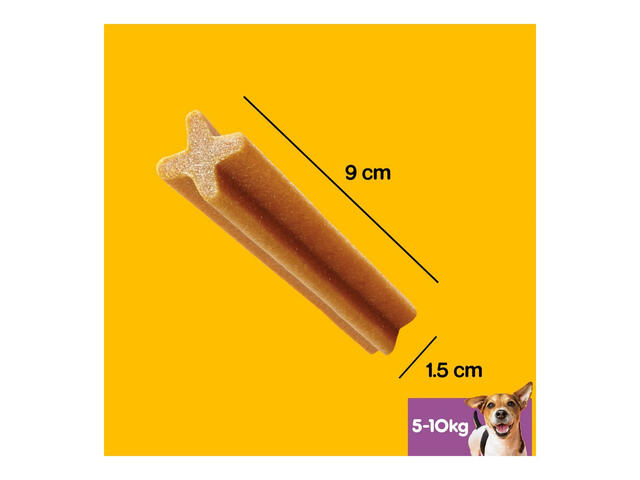 Batoane dentare pentru caini de talie mica Pedigree DentaStix, 110 g