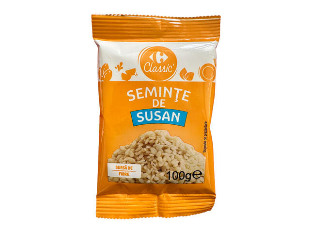 Seminte de susan alb Carrefour Classic 100g