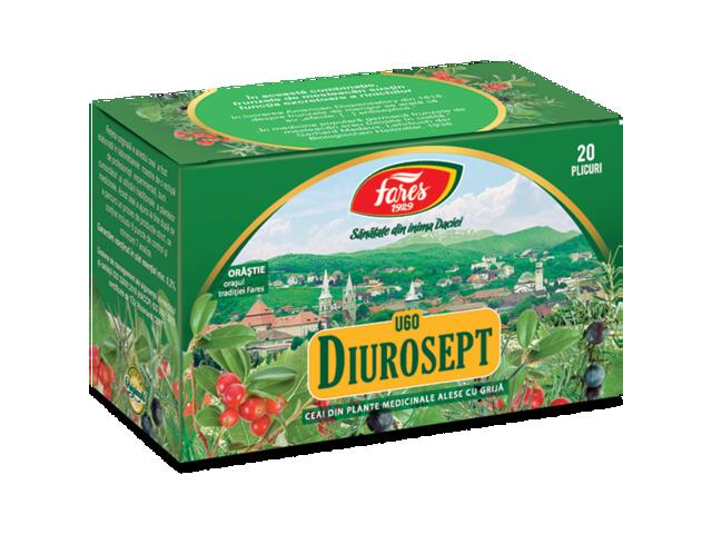 Diurosept, U60, ceai la plic, Fares