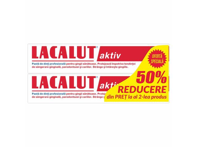 Pachet Lacalut Aktiv 2X75Ml