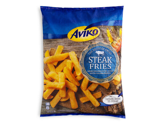 Aviko Cartofi steakhouse extra grosi 750 g