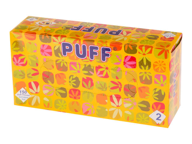 Puff batiste 2 straturi 150 bucati