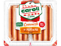 Caroli Crenvursti cu piept pui 2 x 140 g