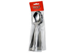 Set 6 linguri de masa din inox, Icos