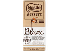 Ciocolata de menaj alba, Nestle Dessert Blanc, 170g