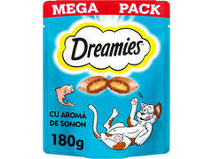 Dreamies recompense pentru pisici, cu somon savuros 180 g