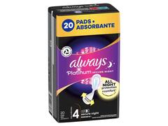 Absorbante Always Platinum Quattro Pack Size 4, 20 bucati