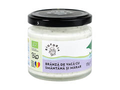 Branza de vaca cu smantana si marar BIOFORIA 175 g