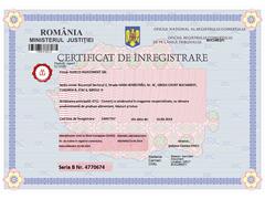 Certificate of operation