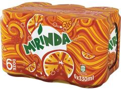 Mirinda portocale, bautura racoritoare carbogazoasa 6x0.33L