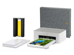 Set imprimanta foto Xiaomi 1S, Wireless, cu 10 coli hartie foto de 6", cu 10 coli hartie foto de 3" (Alb)