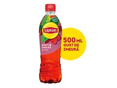 Lipton Ice Tea Zmeura, bautura cu extract de ceai negru si suc de zmeura, pet, 500ml