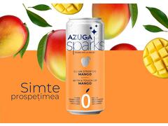 Azuga Sparks Mango 0.33L