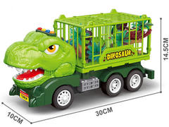 Camion transport cu sunete si dinozauri, 1:16, Multicolor