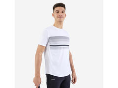 Tricou Tenis TTS100 Essential Alb Bărbaţi - XL