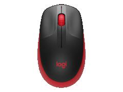 Mouse wireless Logitech M190, Rosu