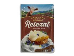 Cascaval feliat afumat 150g Retezat