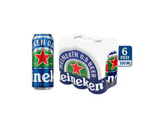 Bere blonda fara alcool Heineken, 6 x 0.5 l