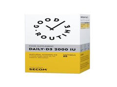 Daily D3 2000IU Good Routine, 60 capsule moi, Secom