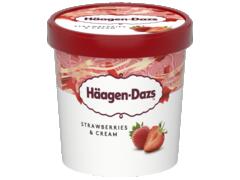 Inghetata Haagen Dazs Capsuni Si Frisca 95 ML