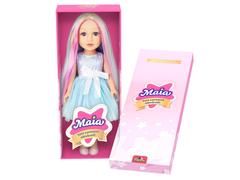 Papusa Maia, Sunt o printesa adevarata, Rochita bleu si par curcubeu