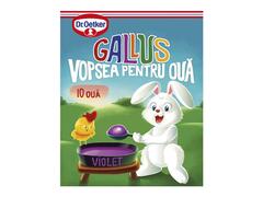 Vopsea granulata violet Gallus pentru 10 oua