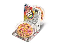 Biscuiti marshmallow cu glazura de granule colorate Puf 18 g ETI