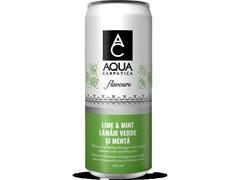 Aqua Carpatica Flavours Apa Minerala Naturala Lamaie Verde Si Menta Doza 330 ML