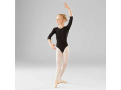 Body mânecă lungă Balet Negru Fete - 6 ani