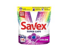 Savex Super Caps Color Detergent capsule 15 spalari