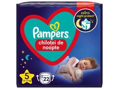 Scutece chilotel de noapte Night Pants Marimea 5 12kg-17kg 22buc Pampers