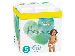 W Scutece Pampers Harmonie XXL Box, Marimea 5, 11-16 kg, 132 buc