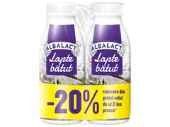 Albalact lapte batut 2% grasime 2 x 330 g 1+1-20%