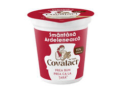 Smantana ardeleneasca Covalact, 15% grasime, 140 g