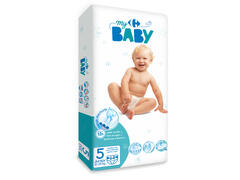 Scutece junior 12-25 kg Carrefour 64 buc