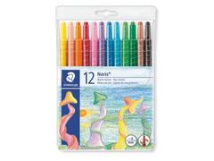 Set creioane colorate cerate Staedtler, mecanism Twister, 12 culori/set