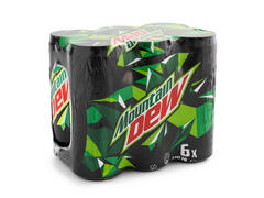 Mountain Dew, bautura cu gust de citrice, doza, 6x330ml