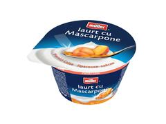 Iaurt cu Mascarpone si Piersici Caise 130g Muller