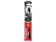 Colgate Periuta de dinti cu peri de duritate medie 360 Charcoal Medium