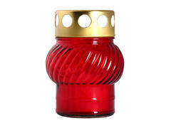 Candela sticla 45-0E, rosu, Light Candel Art