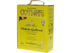 Cotnari Eticheta Galbena vin alb demidulce 11% alcool 3 l
