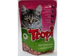 Hrana Umeda Curcan Pisici 100G Tropi