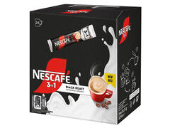 Cafea instant Nescafe 3in1 Black Roast, 24 x 13.5 g
